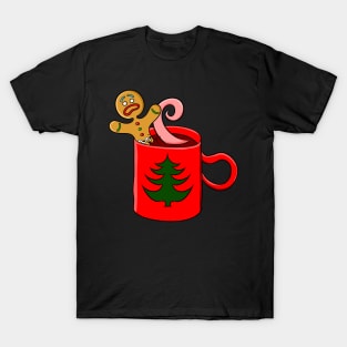 Swimming in a Cup - Gingerbread T-Shirt